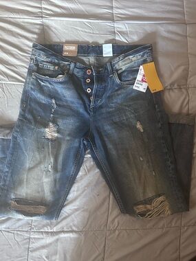 NWT H&M Boyfriend Jeans, low waisted